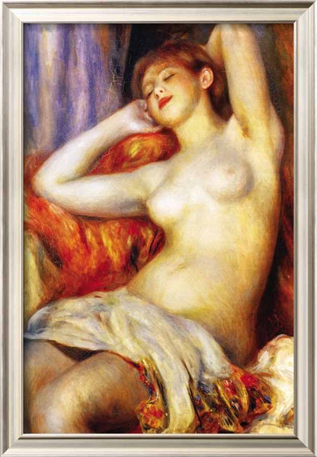 The Sleeping - Pierre Auguste Renoir Painting